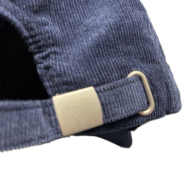 TOO HOT Navy Blue Needle Cord Embroidered Side Logo Sample Cap