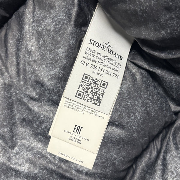Stone Island AW 2017 Dust Treatment Frost Puffer Jacket