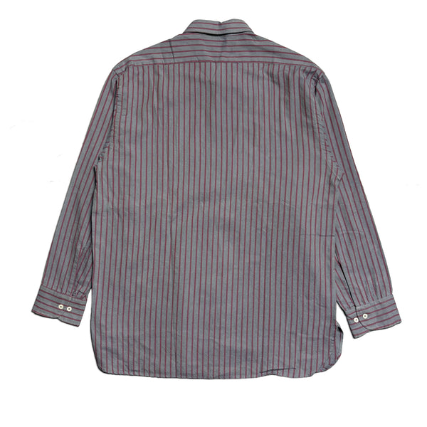 CP Company SS 1993 Ideas From Massimo Osti Grey & Red Striped Shirt