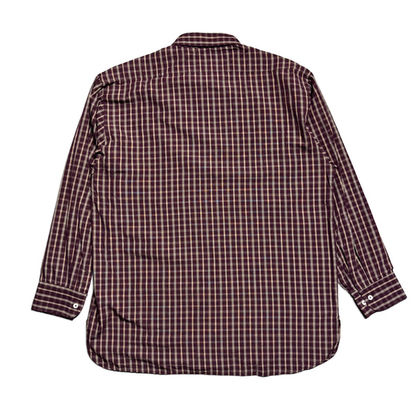 CP Company SS 1993 Ideas From Massimo Osti Burgundy Check Shirt