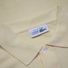 Vintage Chemise Lacoste Yellow Long sleeve Polo Shirt circa 1980's