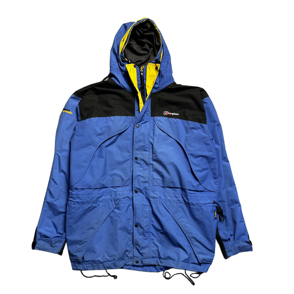 Berghaus Mera Peak Yellow/Blue Gore Tex Jacket circa 2000's