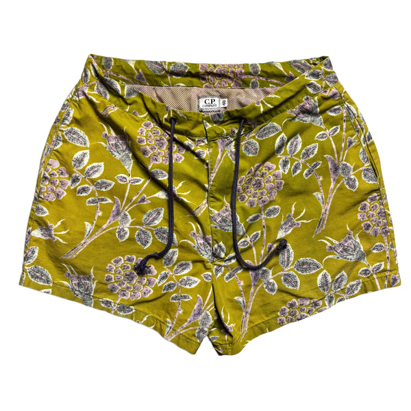 CP Company Ideas From Massimo Osti Floral Print Swim Shorts circa late 1980's