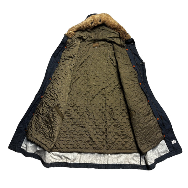 CP Company Ideas From Massimo Osti AW 1992 Continuative Garments Dual Layer Navy Parka (Copy)