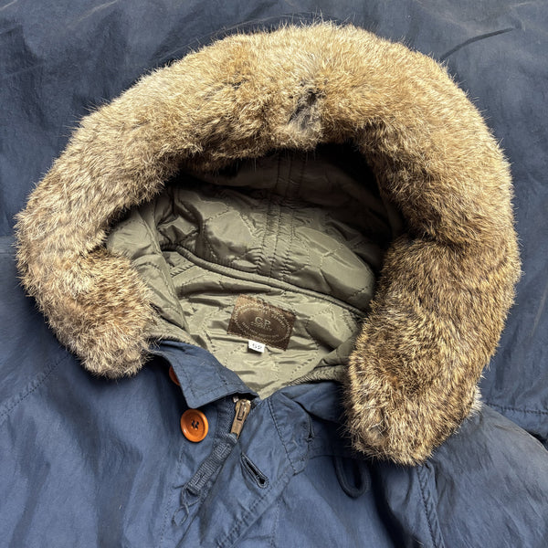 CP Company Ideas From Massimo Osti AW 1992 Continuative Garments Dual Layer Navy Parka (Copy)