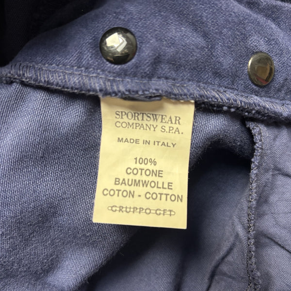 Vintage Stone Island Marina AW 1992 Moleskin Navy Jeans