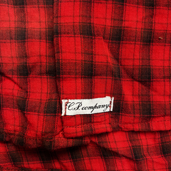 CP Company SS 1993 Ideas From Massimo Osti Red & Black Check Shirt