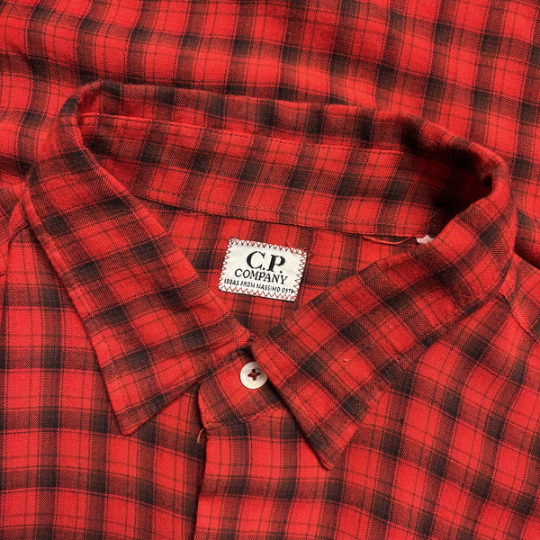 CP Company SS 1993 Ideas From Massimo Osti Red & Black Check Shirt