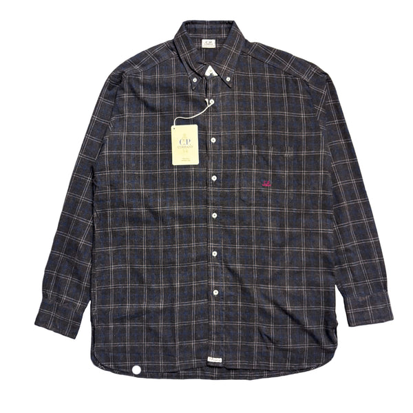 CP Company AW 1992 Ideas From Massimo Osti Grey Check Shirt