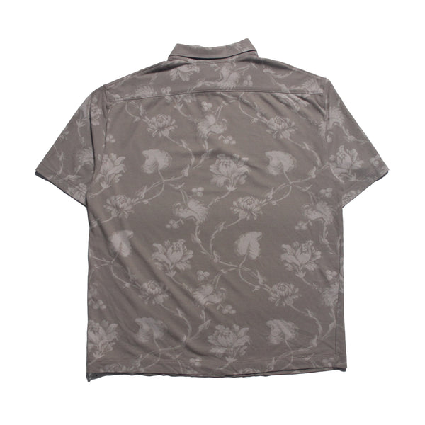 CP Company Floral Print Short Sleeve Polo Circa 2000s