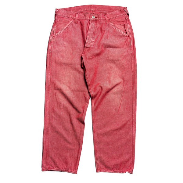 Evisu Single Pocket Light Red Denim Jeans circa 2000's