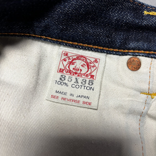 Vintage Evisu Made In Japan Red Gull Denim Jeans circa 1990's