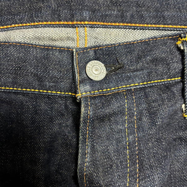 Vintage Evisu Made In Japan Red Gull Denim Jeans circa 1990's