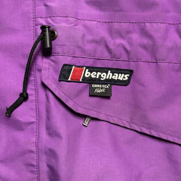 Berghaus Gore Tex Purple Shell Jacket circa 1990's