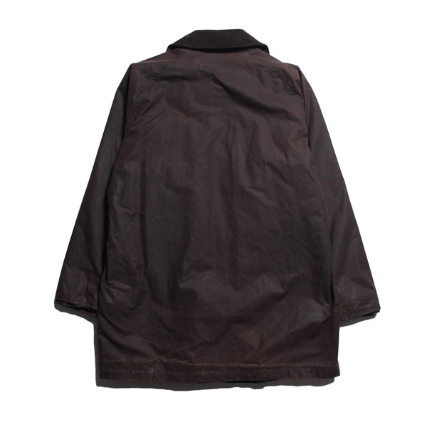 Vintage Burberrys Of London Brown Waxed Hunting Jacket circa 1980's