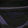 Vintage Yves Saint Laurent YSL Pour Homme Purple Long Sleeve Polo Shirt circa 1990's