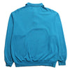 Vintage Chemise Lacoste Aqua Blue Long sleeve Polo Shirt circa 1980's