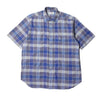 Yves Saint Laurent YSL Pour Homme Blue Check Shirt circa 1990's