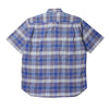 Yves Saint Laurent YSL Pour Homme Blue Check Shirt circa 1990's