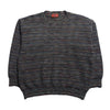Vintage Example By Missoni Patterned Multicolour Crewneck Knit circa 1980's