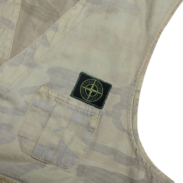 Stone Island SS 1990 Ice Camo Vest