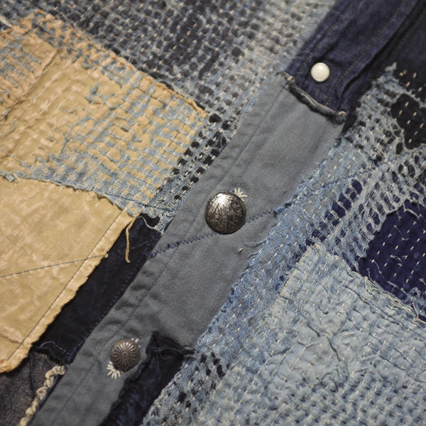 Kapital ‘Kountry’ 2011  Boro Embroidered Denim Patchwork Shirt