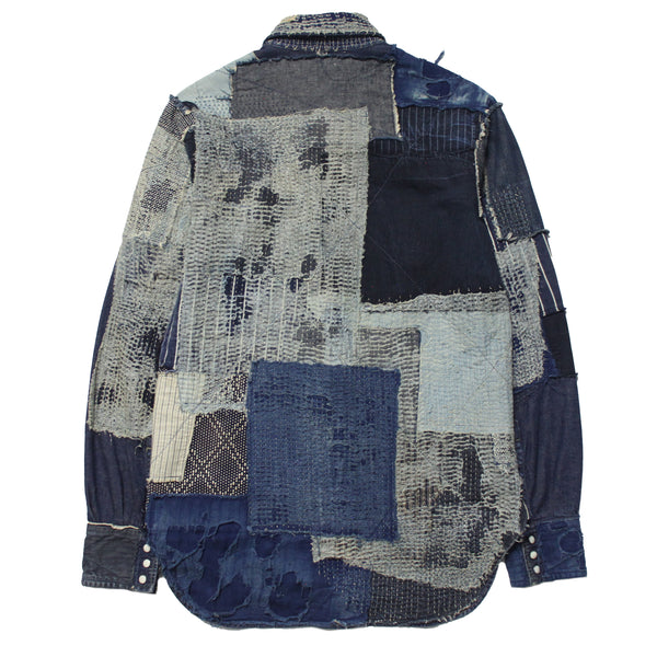 Kapital ‘Kountry’ 2011  Boro Embroidered Denim Patchwork Shirt