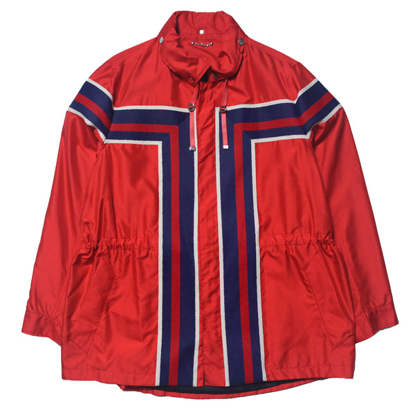 Louis Vuitton SS 2016 Technical Silk Striped Jacket