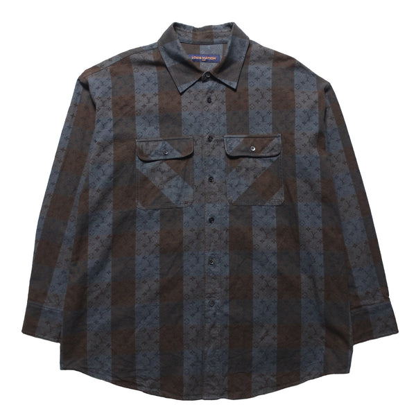 Louis Vuitton Pre Collection AW 2016 Monogram Flannel Shirt