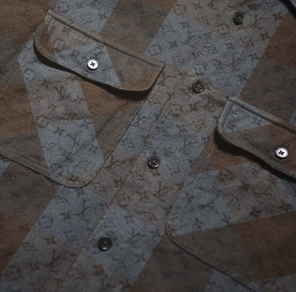 Louis Vuitton Pre Collection AW 2016 Monogram Flannel Shirt
