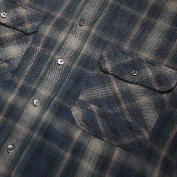 Louis Vuitton Pre Collection AW 2014 Sample Blue Flannel Shirt