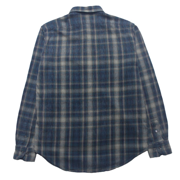 Louis Vuitton Pre Collection AW 2014 Sample Blue Flannel Shirt