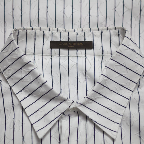 Vintage Louis Vuitton SS 2016 Sample Striped Monogram Shirt