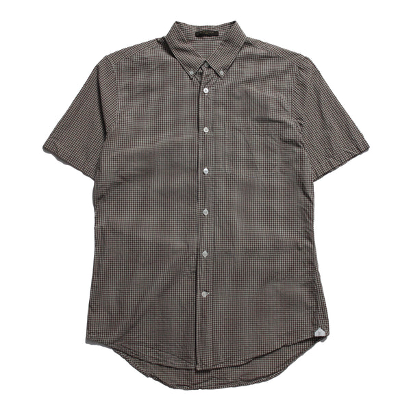 Archive Louis Vuitton SS 2012 Sample Checked Short Sleeve Shirt