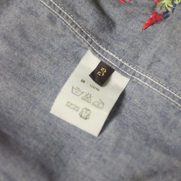 Kapital ‘Kountry’ Hand Embroidered Patch Denim Shirt