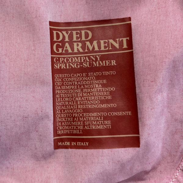CP Company SS 1993 Ideas From Massimo Osti Pink Shirt