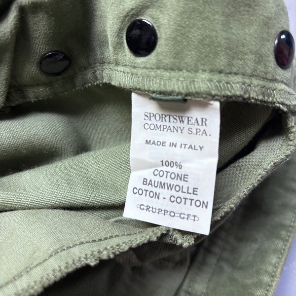 Vintage Stone Island Marina AW 1992 Moleskin Green Jeans