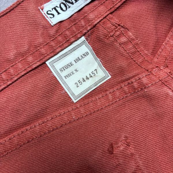 Vintage Stone Island Marina AW 1992 Orange Jeans