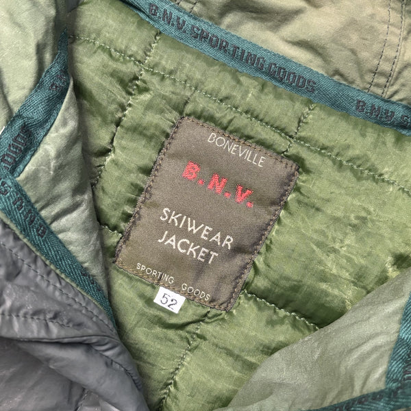 Vintage Boneville BNV AW 92 Skiwear Green Parka Jacket