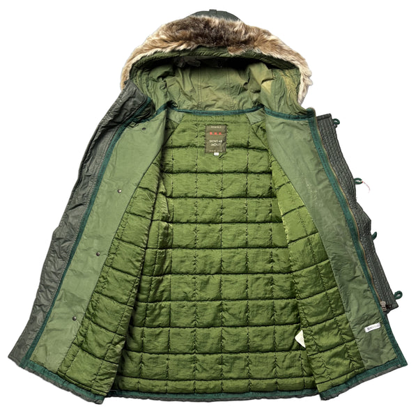 Vintage Boneville BNV AW 92 Skiwear Green Parka Jacket