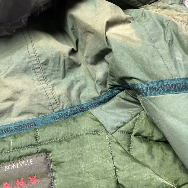 Vintage Boneville BNV AW 92 Skiwear Green Parka Jacket