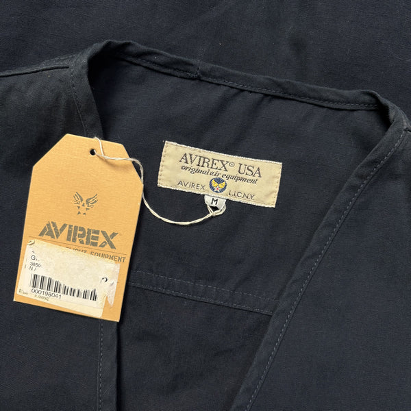 Vintage Avirex U.S.A. Navy Cotton Utility Tactical Vest circa 1990's