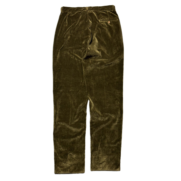 Deadstock CP Company AW 1992 Garment Dyed Velveteen Brown Trousers