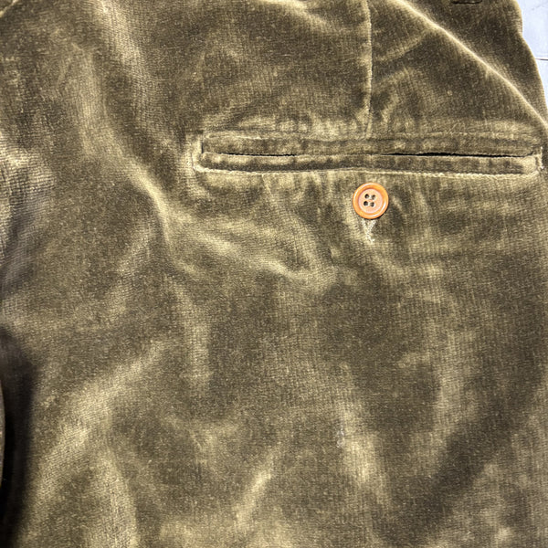 Deadstock CP Company AW 1992 Garment Dyed Velveteen Brown Trousers