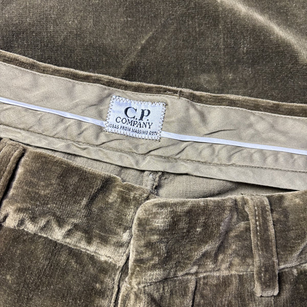 Deadstock CP Company AW 1992 Garment Dyed Velveteen Brown Trousers