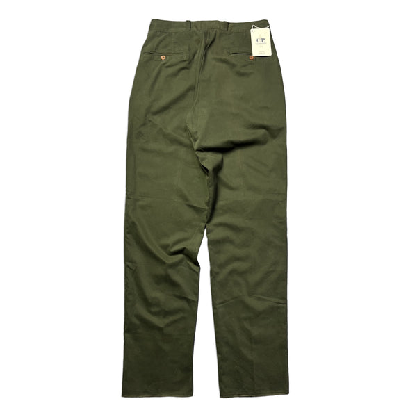 Deadstock CP Company AW 1992 Garment Dyed Green Trousers