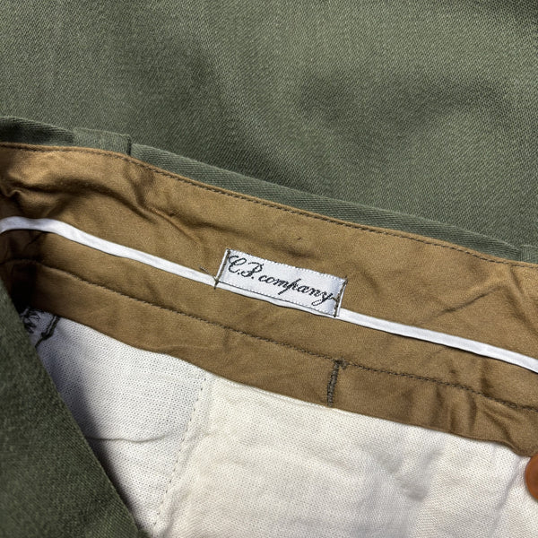 Deadstock CP Company AW 1992 Garment Dyed Green Trousers