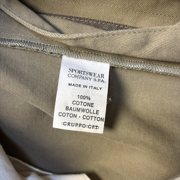Deadstock CP Company AW 1992 Garment Dyed Tan Trousers