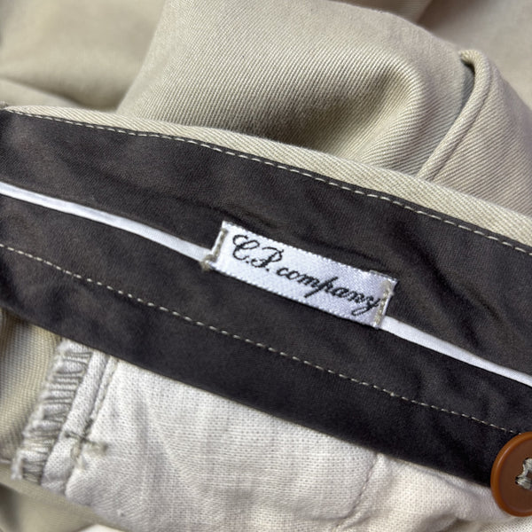 Deadstock CP Company AW 1992 Garment Dyed Beige Trousers