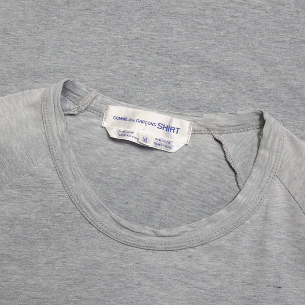Comme des Garçons Shirt CDG Grey T-Shirt circa 2000's